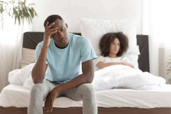 Man upset about ED symptoms Mortlake