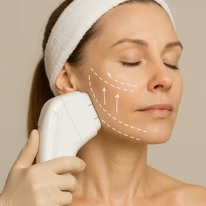 Woman having HI-FU to reduce wrinkles call LA LIPO Mortlake Now!