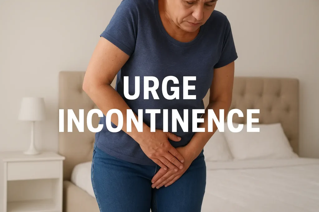 how to manage urge incontinence Mortlake symptoms