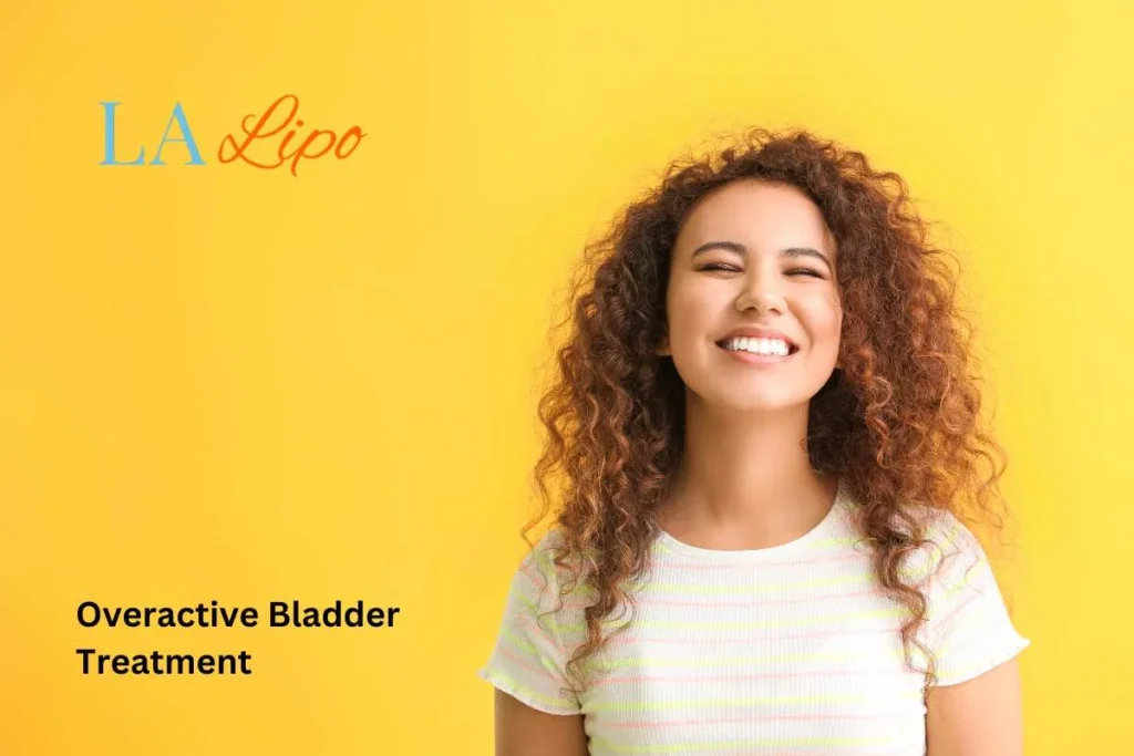 woman smiling about overactive bladder treatment Mortlake solutions