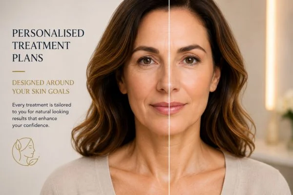 Before and after results of Collagen Lift Therapy Mortlake